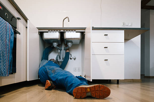 Professional Drain Cleaning technician working in Harrison Township, MI
